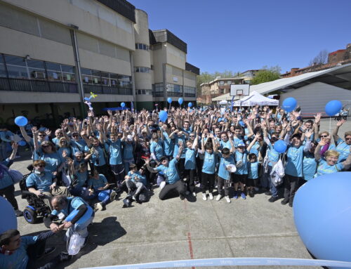 Grupo Zubizarreta con `Autismoa martxan Leioa, 2025´